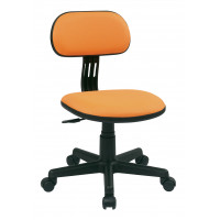 OSP Home Furnishings 499-18 Student Task Chair in Orange Fabric